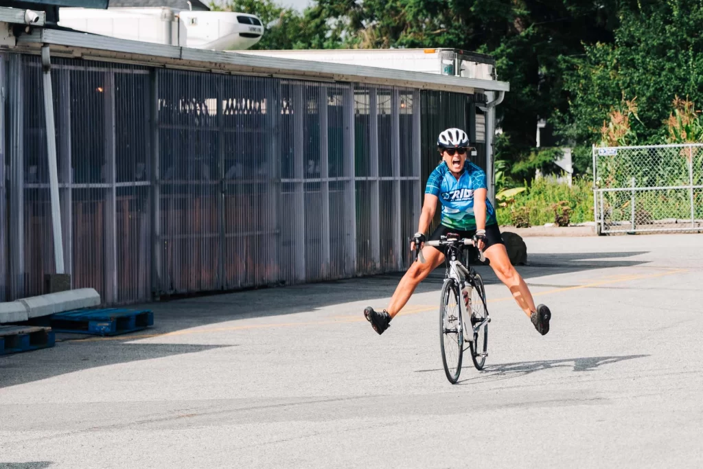 The Ride 2023 Event Participant Rider on a Bike